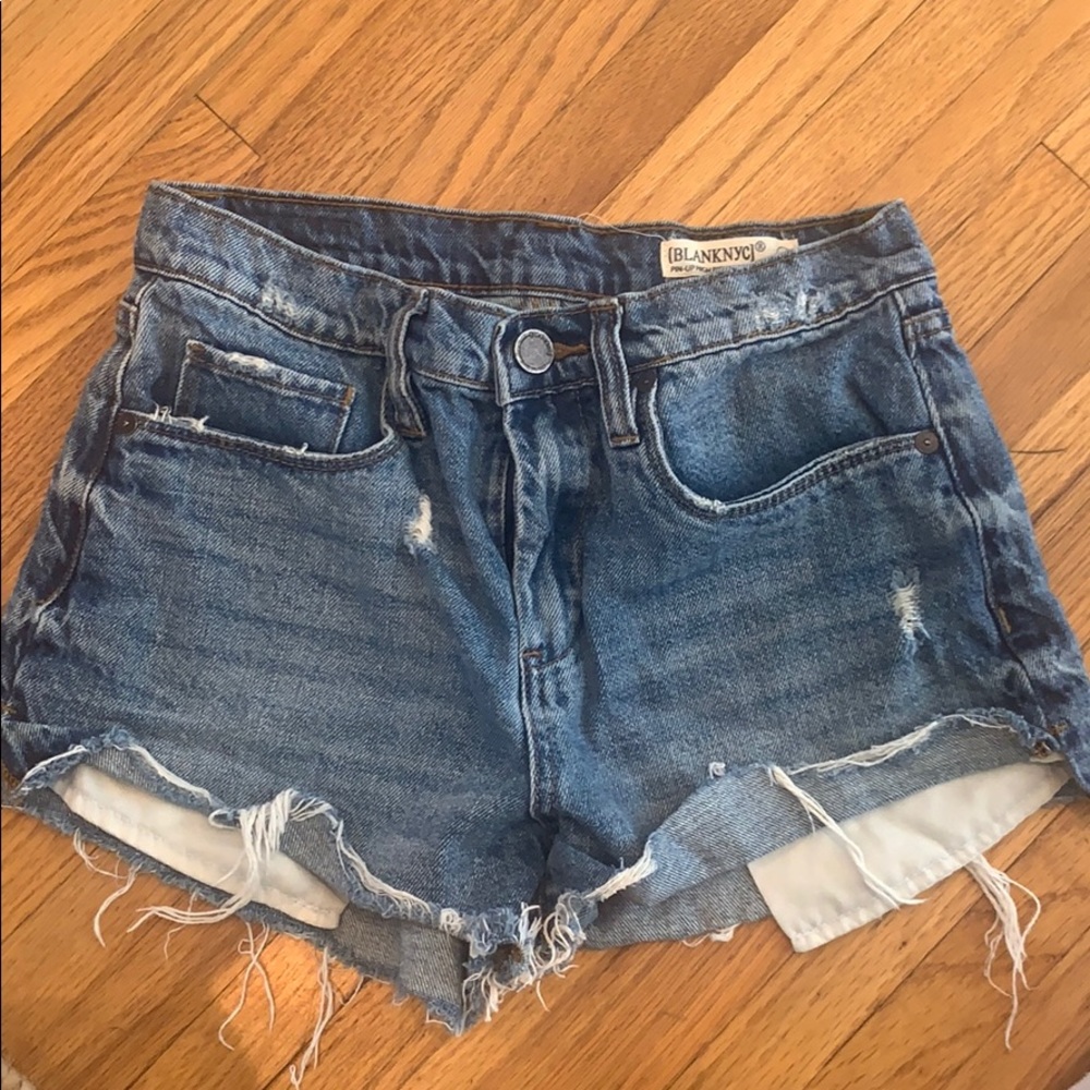Blank NYC Pin-Up High Rise Shorts